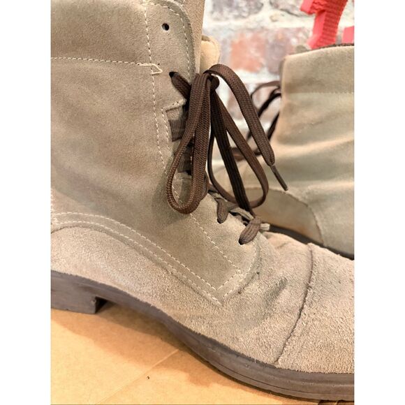 XENA • Tan Lace-up Oil Chemical Slip Resistant Nubuck Leather Steel Toe Ankle Bo - Picture 7 of 16